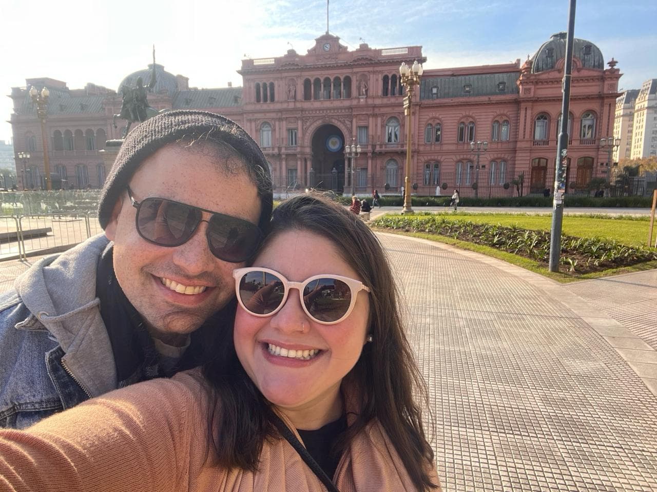 Nós dois juntos na Argentina